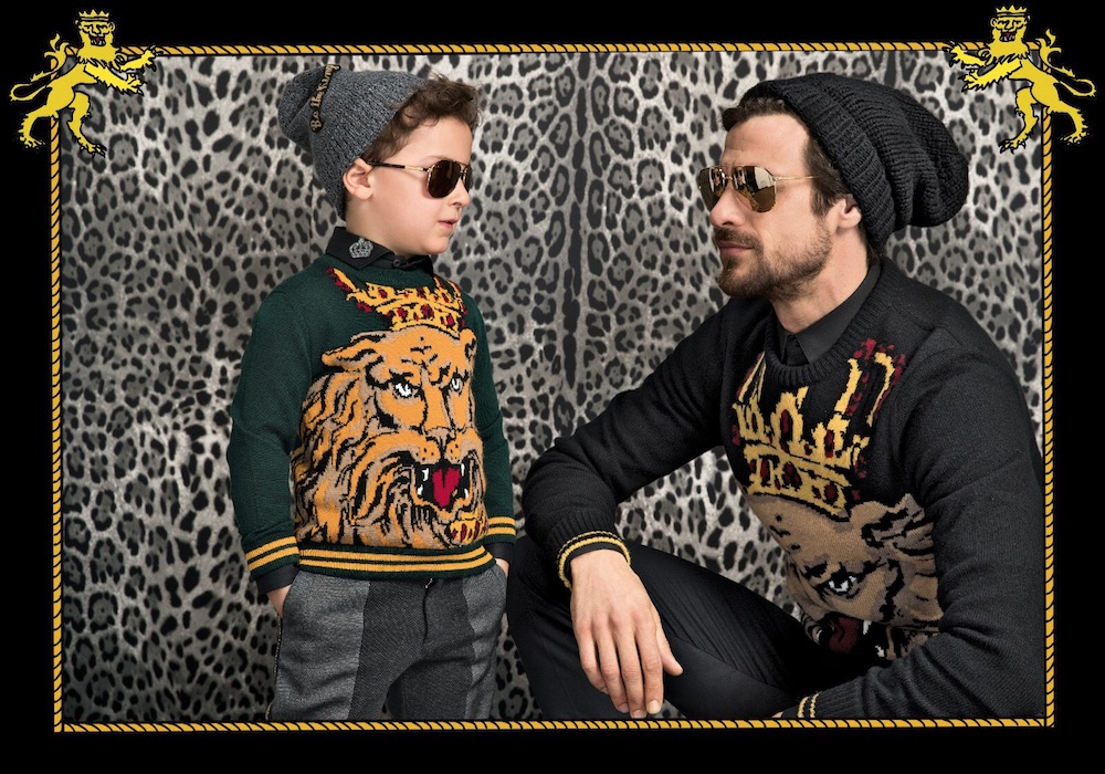 Dolce & Gabbana Fall 2017 Mini Me Collection for Dads & Sons