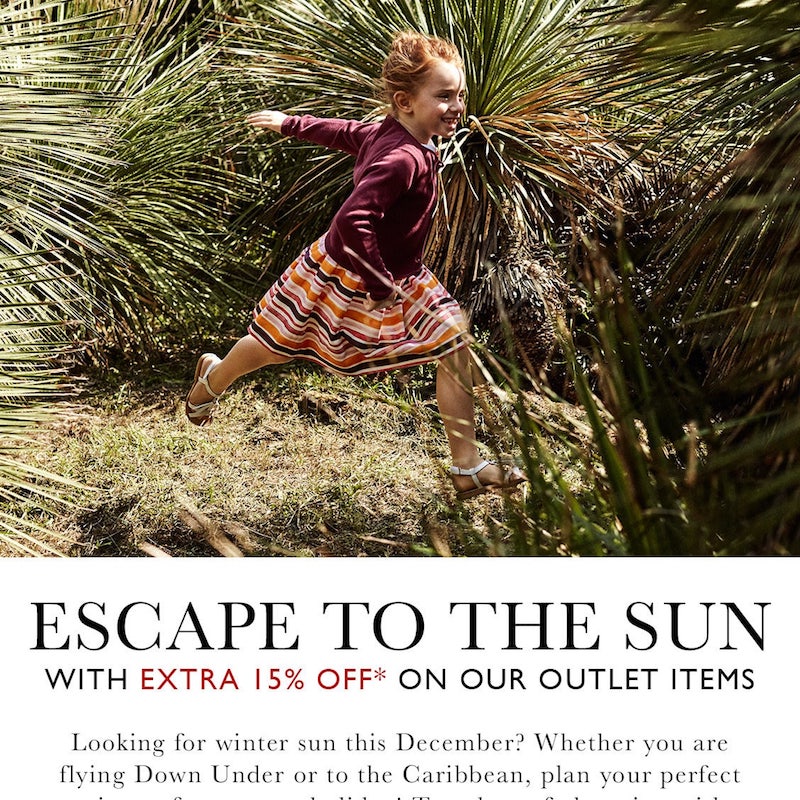 Escape to the Sun Holiday Sale