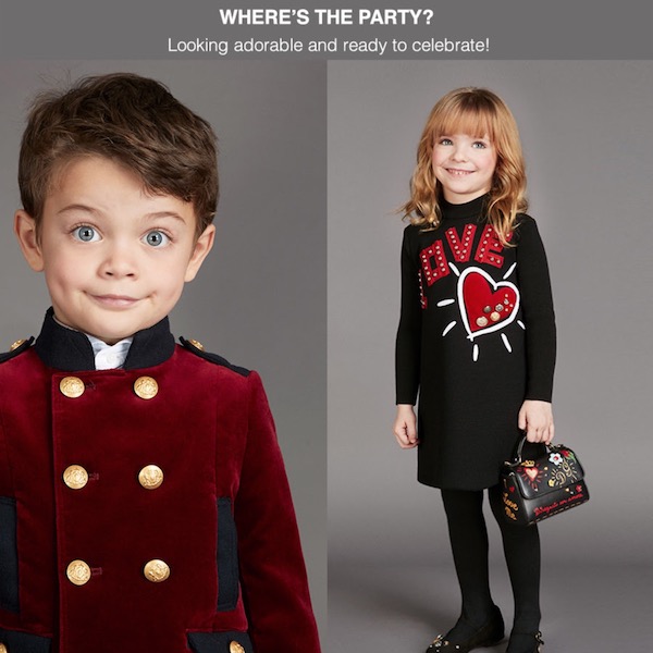 Festive Kid's Outfits at Luisa Via Roma