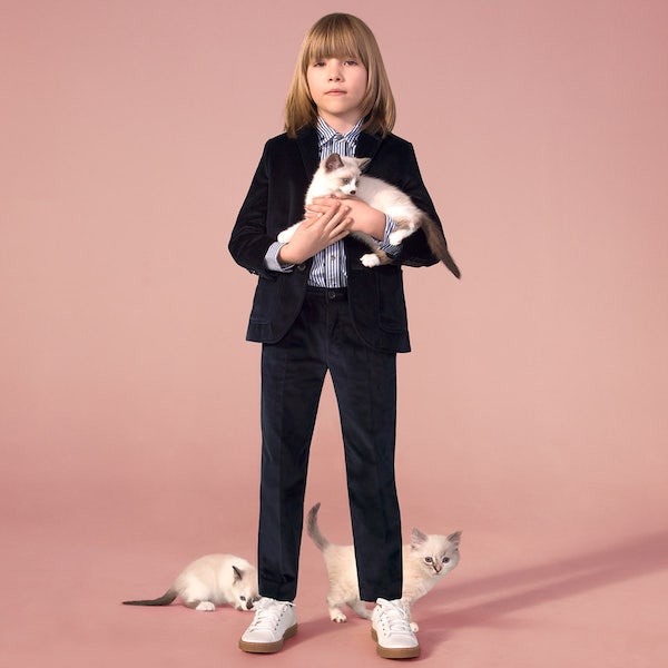 Stella McCartney Kids Fall 2018 Dressed-Up Looks for Boys and Girls